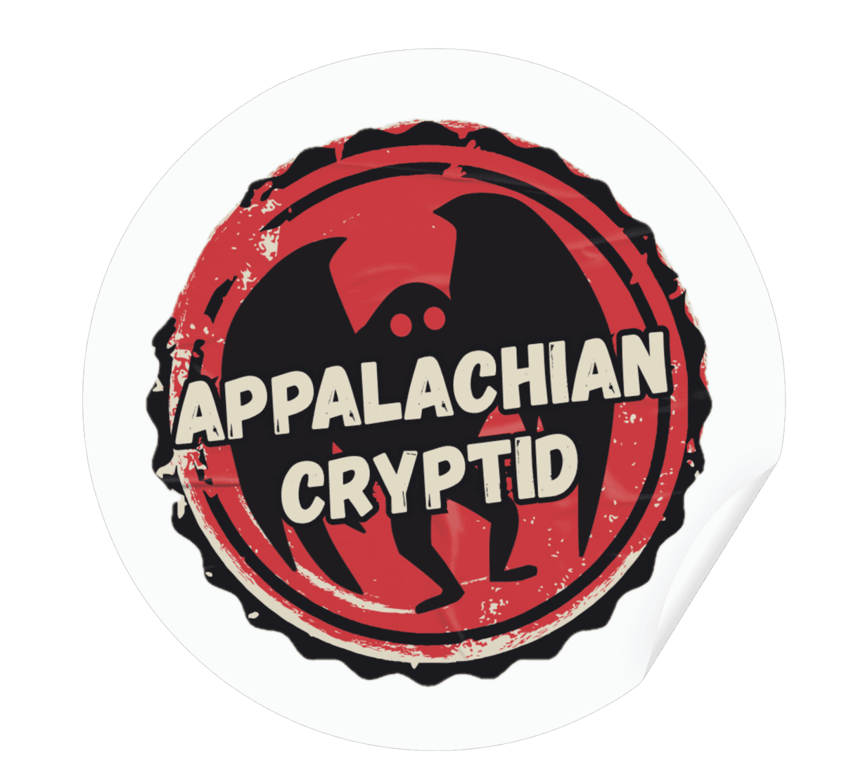 Appalachian Cryptid vinyl decal